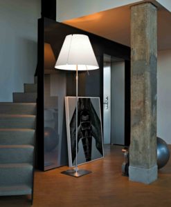 Grande Costanza / Grand Lampadaire télescopique avec variateur tactile Luceplan (ref. 12308)