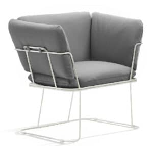 Merano / Fauteuil lounge Gris