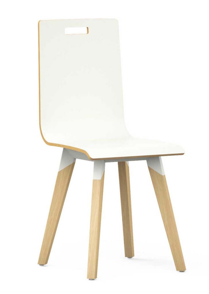 chaise-de-bureau-design-en-bois-d-rable-clair-et-recouverte-de-simili