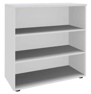Pro / Armoire mi haute sans porte H102 x L100 x P45 cm Blanc perle