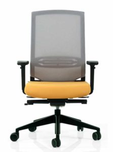 Keno HR Optima / Fauteuil de bureau accoudoirs 2D dossier résille Eurosit (ref. 20912i)