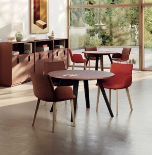 Vita Harmony / Fauteuil de réunion 4 pieds bois