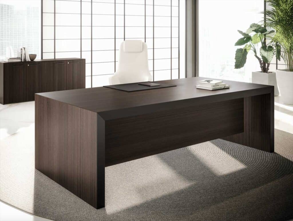 En Arteco / Bureau de direction droit Arteco mobilier (ref. 59203i)