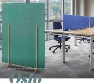 Oslo Arteck / Cloison de séparation acoustique sur pied
