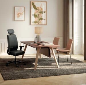 Altitude Harmony / Bureau de direction avec pieds en bois