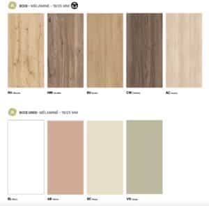 Ineo Harmony / Bureau avec retour et caisson