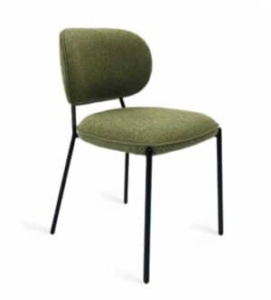 Priscilla / Chaise visiteur tapissée