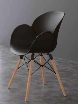 Lotus wood / Fauteuil visiteur design
